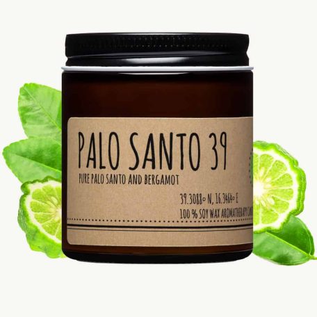 palo santo and bergamot candle 4oz