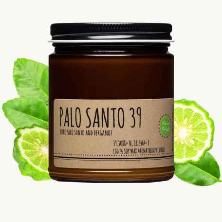 palo santo and bergamot candle 9oz