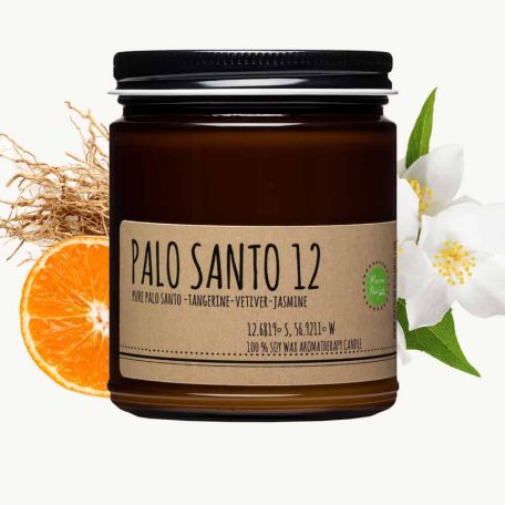 palo santo and tangerine candle 9oz