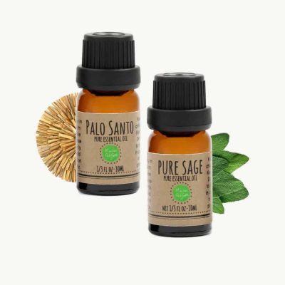 Palo Santo and Sage Essential Oil Duo