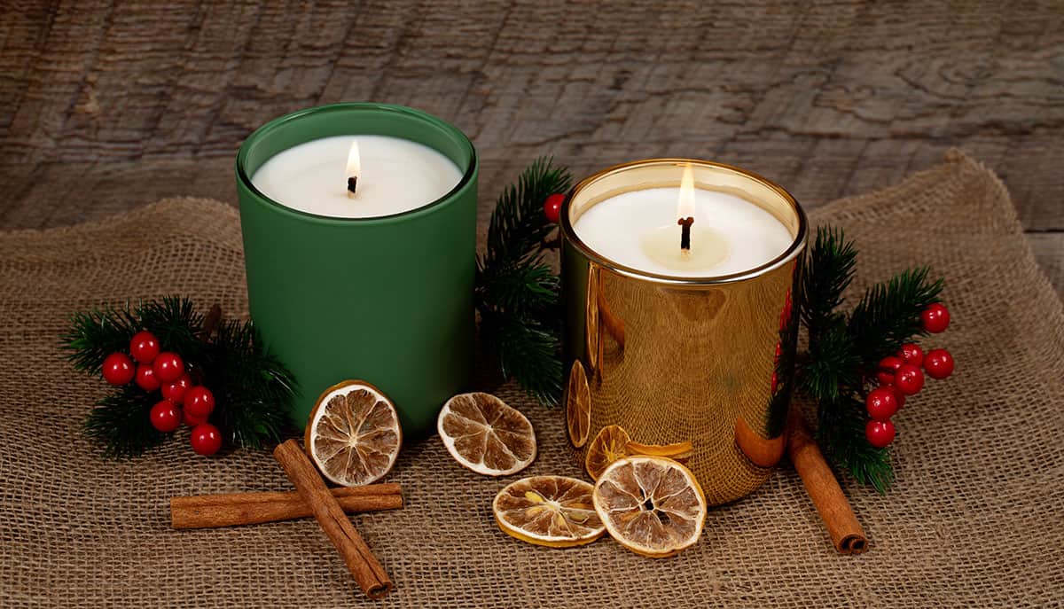 holiday candles lifestyle